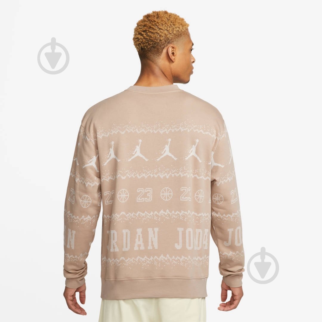 Свитшот Jordan M J ESS MMBR HLDY FLC CREW FD7463-200 р.XS бежевый - фото 2 Свитшот Jordan M J ESS MMBR HLDY FLC CREW FD7463-200 р.XS бежевый - фото 2