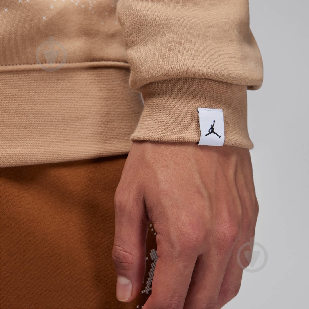 Свитшот Jordan M J ESS MMBR HLDY FLC CREW FD7463-200 р.XS бежевый - фото 6 Свитшот Jordan M J ESS MMBR HLDY FLC CREW FD7463-200 р.XS бежевый - фото 6