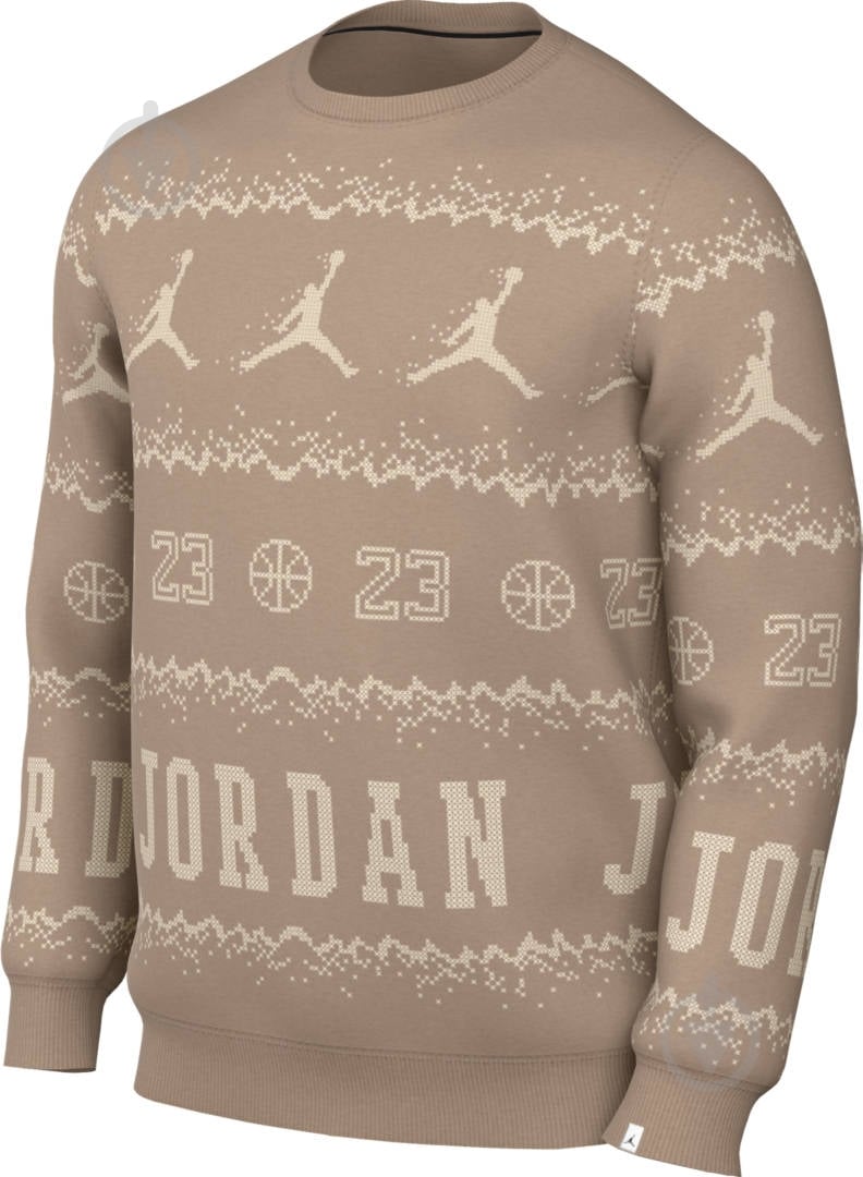 Свитшот Jordan M J ESS MMBR HLDY FLC CREW FD7463-200 р.XS бежевый - фото 7 Свитшот Jordan M J ESS MMBR HLDY FLC CREW FD7463-200 р.XS бежевый - фото 7