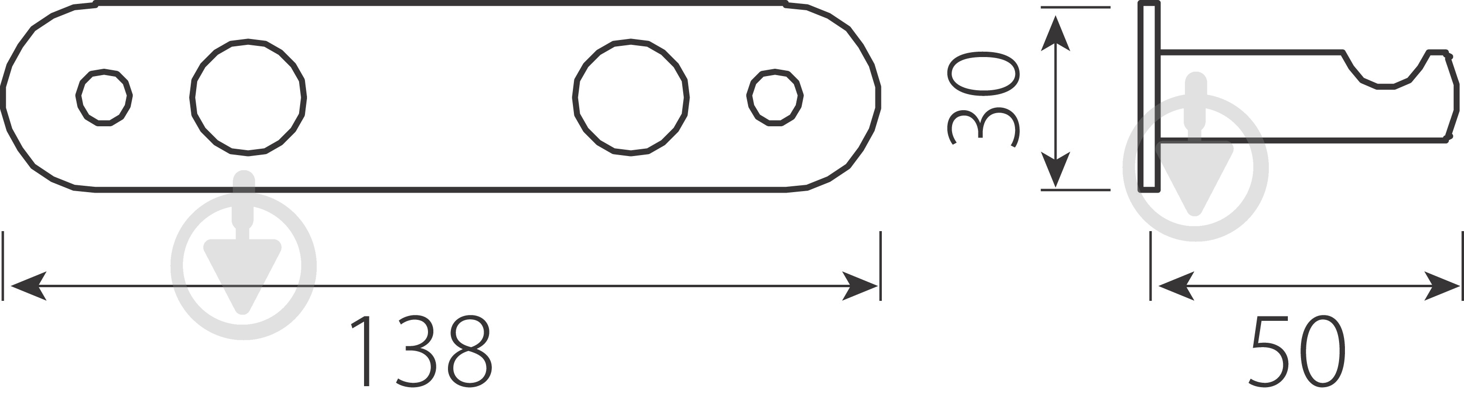 Вешалка для полотенца Ferro Grace - фото 2