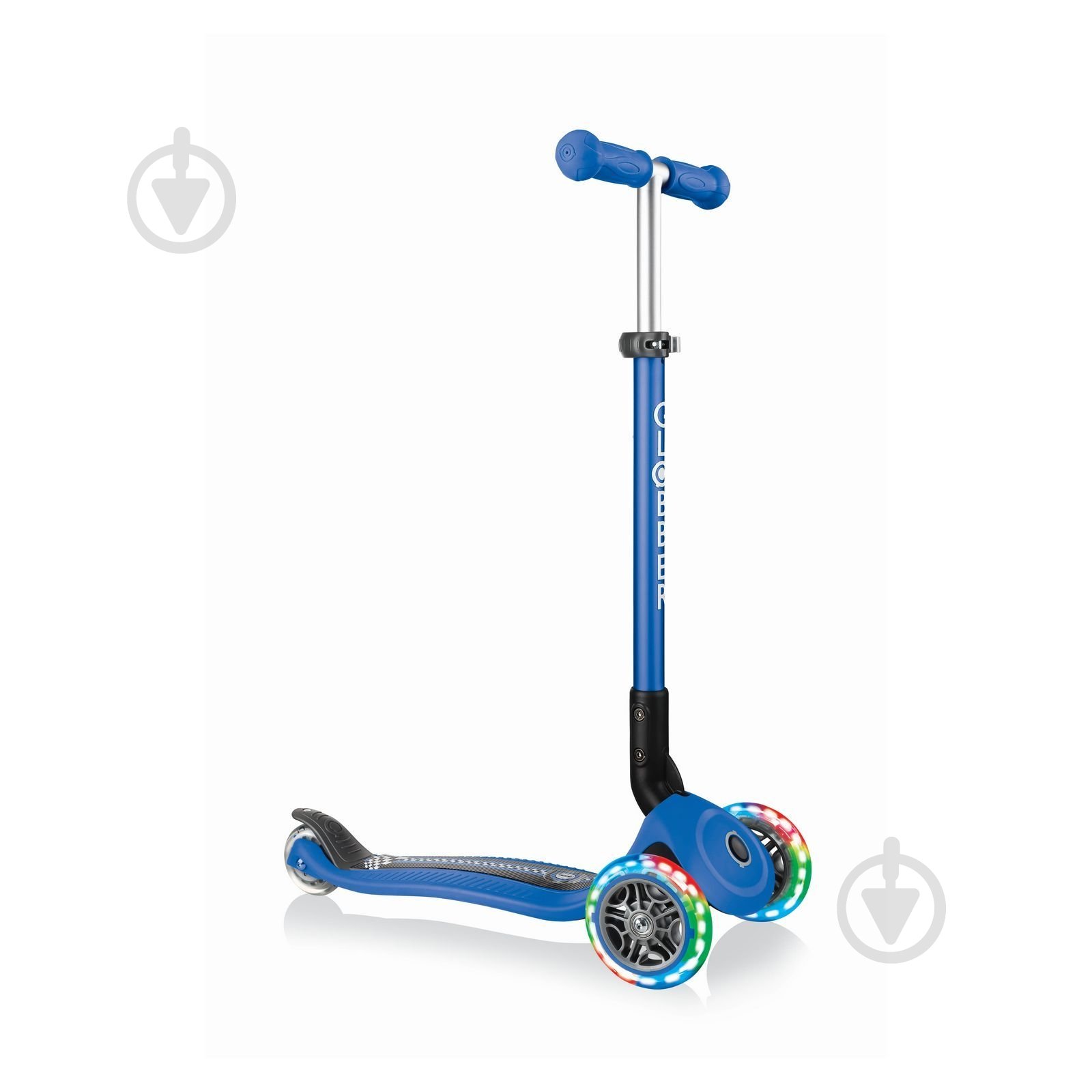 Самокат Glober PRIMO FOLDABLE LIGHTS синий 432-100 - фото 1