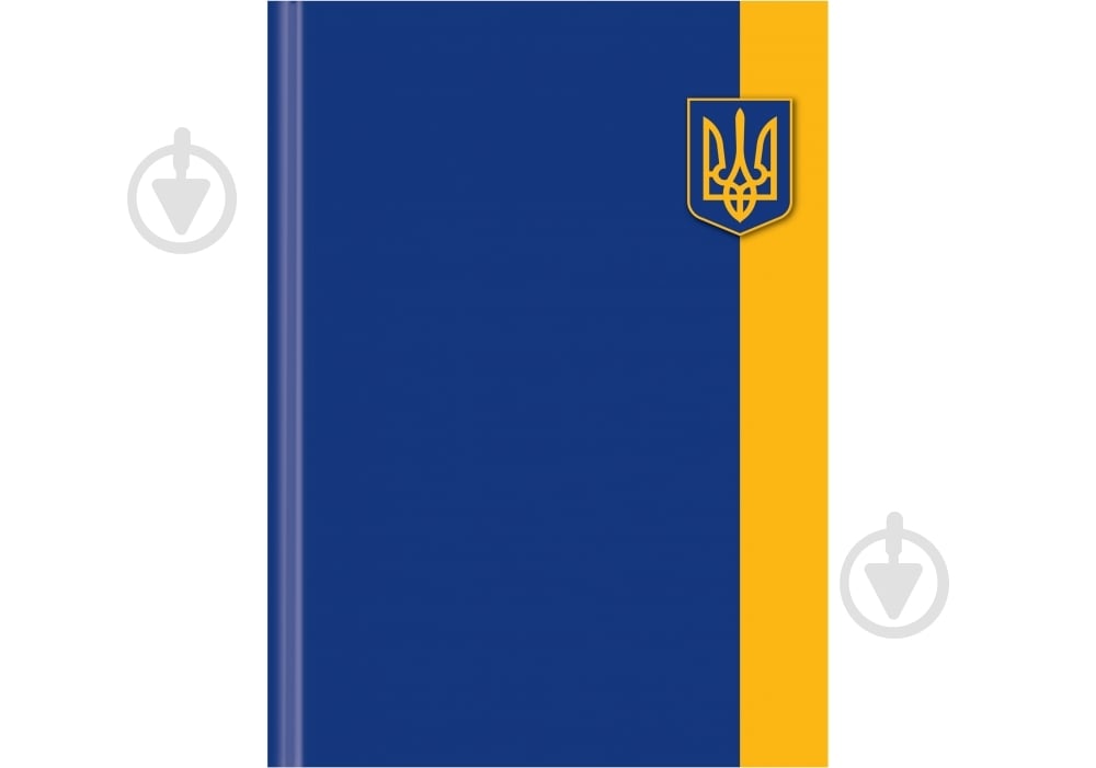 Блокнот Орнамент А4 96 лист. клетка синий герб Optima - фото 1