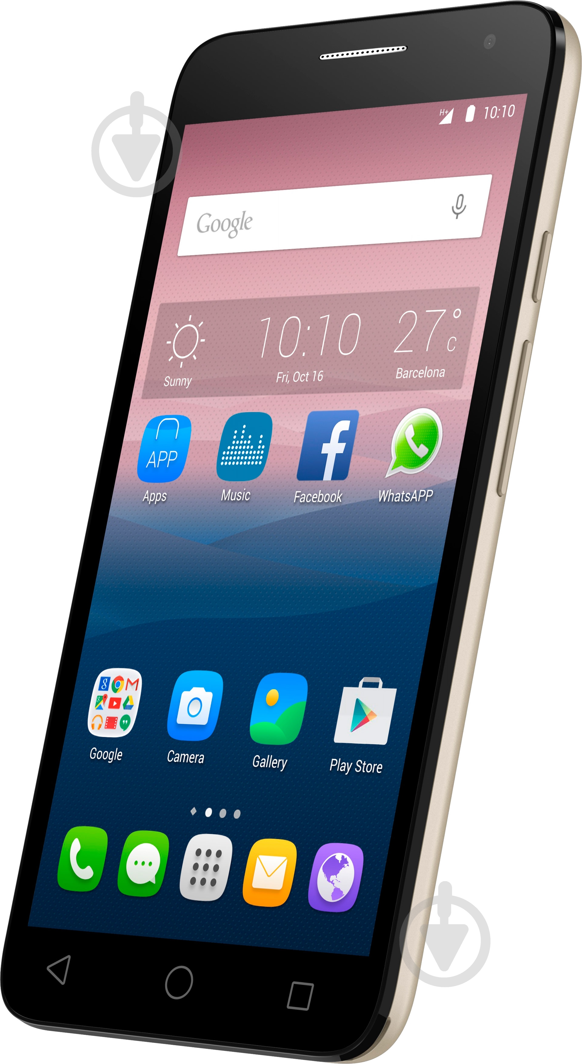 Смартфон Alcatel One Touch Pop 3 5025D Dual Sim 1/8GB soft gold (4894461318882) - фото 4