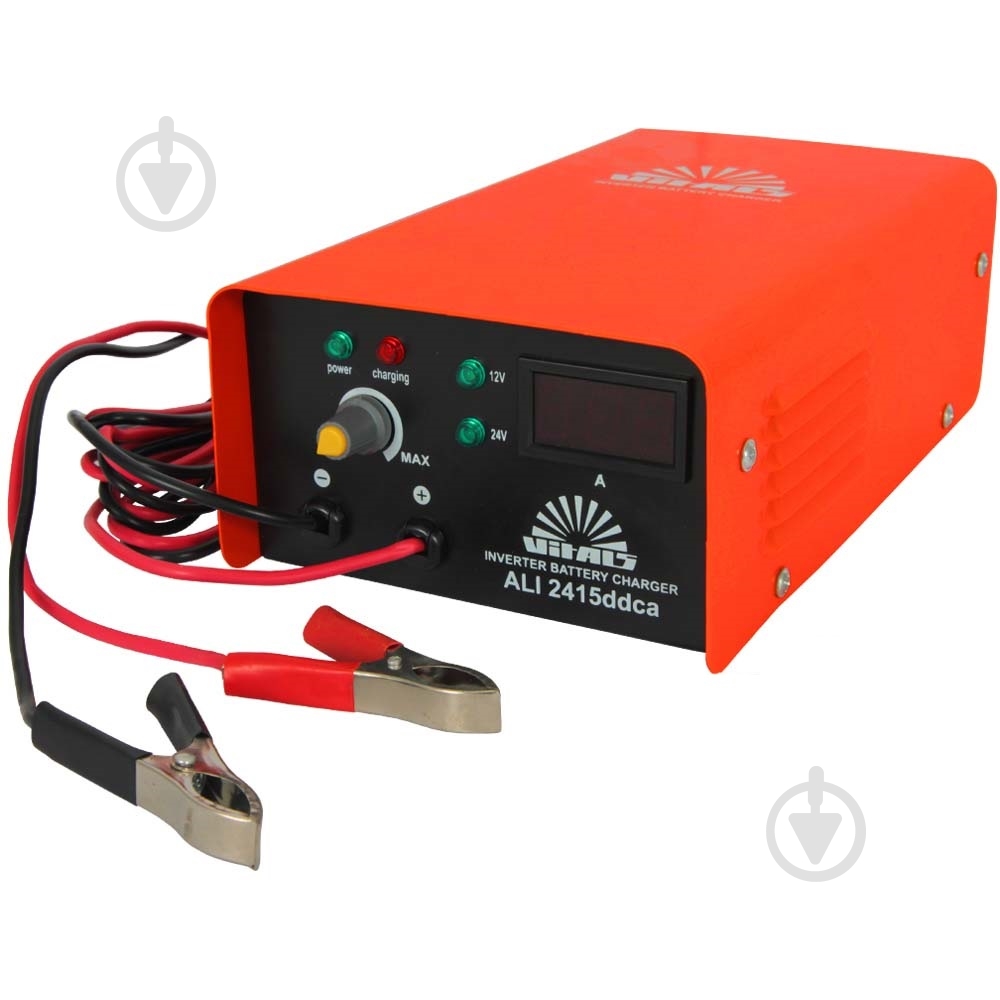 Автомобильное зарядное устройство инверторное Vitals 3 А 250 А/год (2415ddca) - фото 1