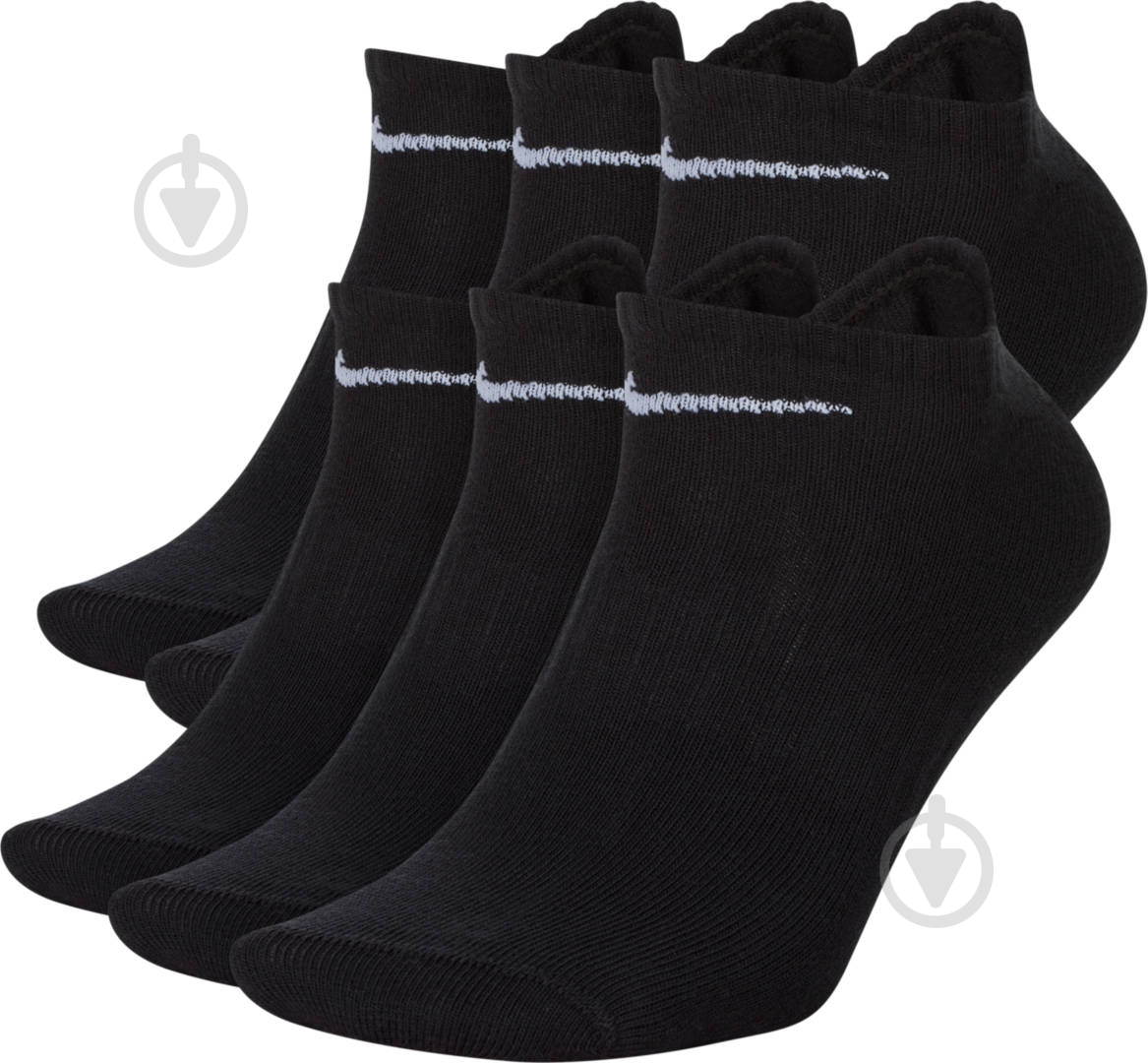 Шкарпетки Nike U NK EVERYDAY LTWT NS SX7679-010 р.M чорний 6 шт. - фото 1