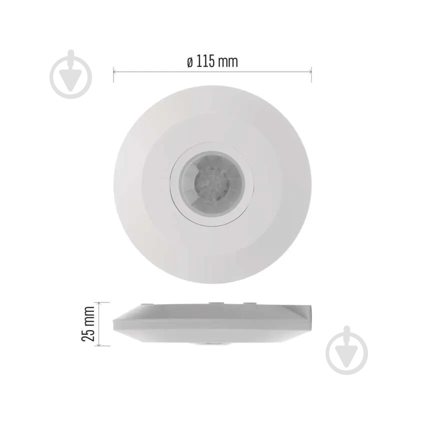 Датчик движения Emos PIR 2000W IP20 G1150 - фото 7