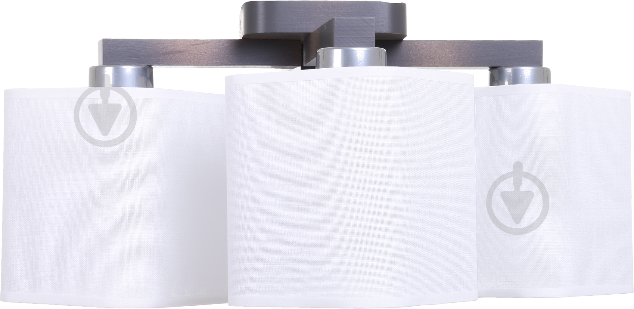 Люстра потолочная TK Lighting Nadia 4x60 Вт E27 серый - фото 2