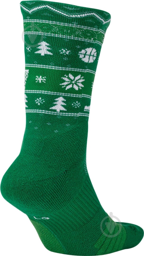 Носки Nike U NK ELT CREW-XMAS SX7866-312 р.L зеленый - фото 3 Носки Nike U NK ELT CREW-XMAS SX7866-312 р.L зеленый - фото 3