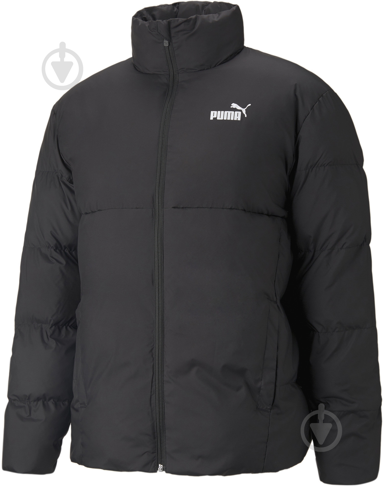 Куртка чоловіча демісезонна Puma ESS+ Eco Puffer Jacket 58769301 р.M чорна - фото 1