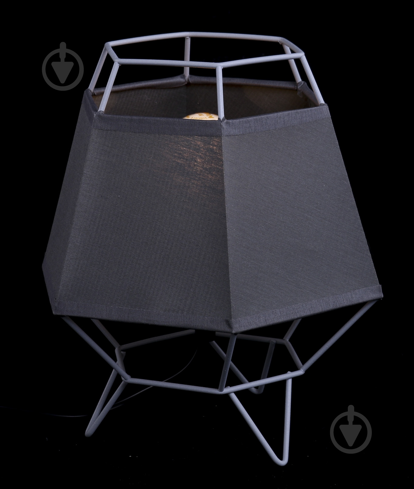 Настільна лампа TK Lighting Cristal 1x60 Вт E27 сірий - фото 2 Настільна лампа TK Lighting Cristal 1x60 Вт E27 сірий - фото 2