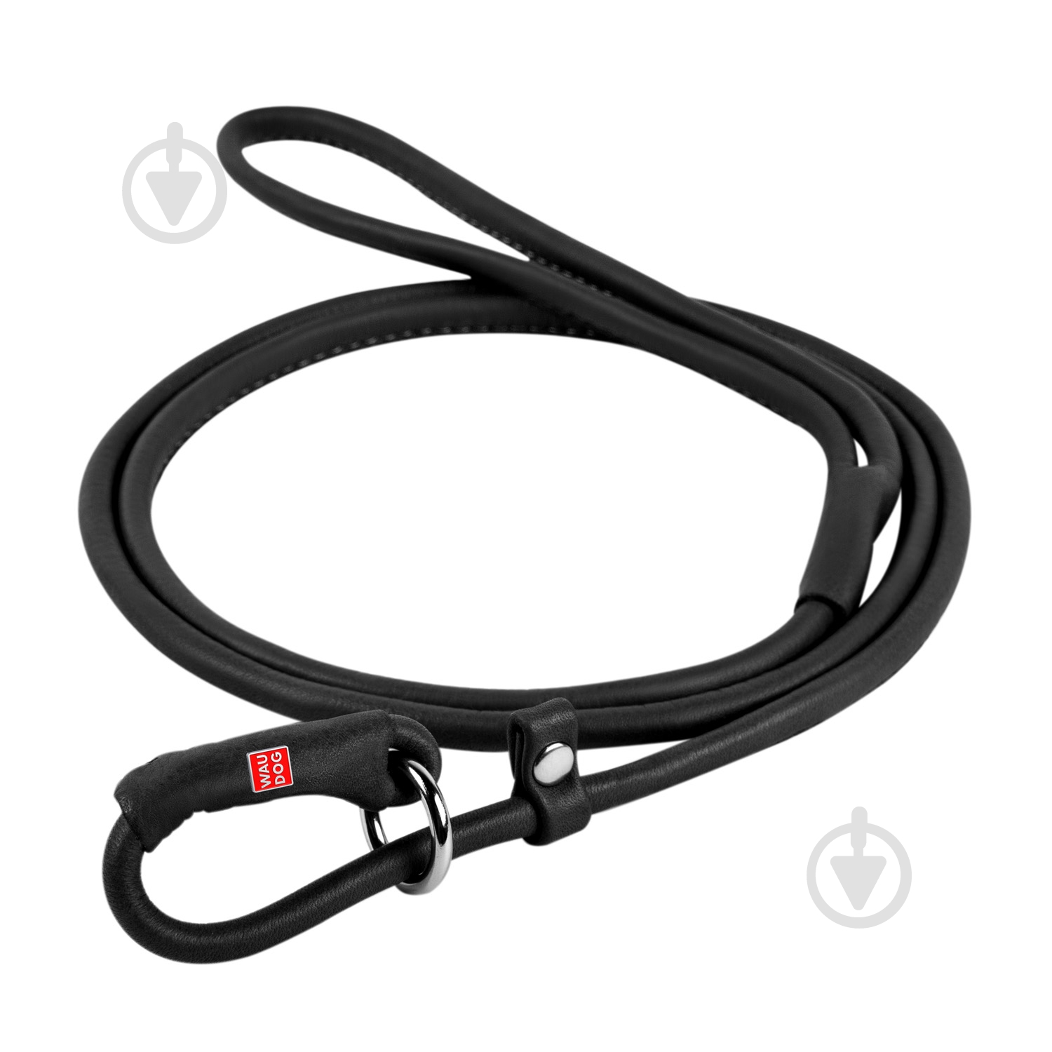 Поводок-удавка WAUDOG Soft круглый 1,3х135 см черный - фото 1 Поводок-удавка WAUDOG Soft круглый 1,3х135 см черный - фото 1
