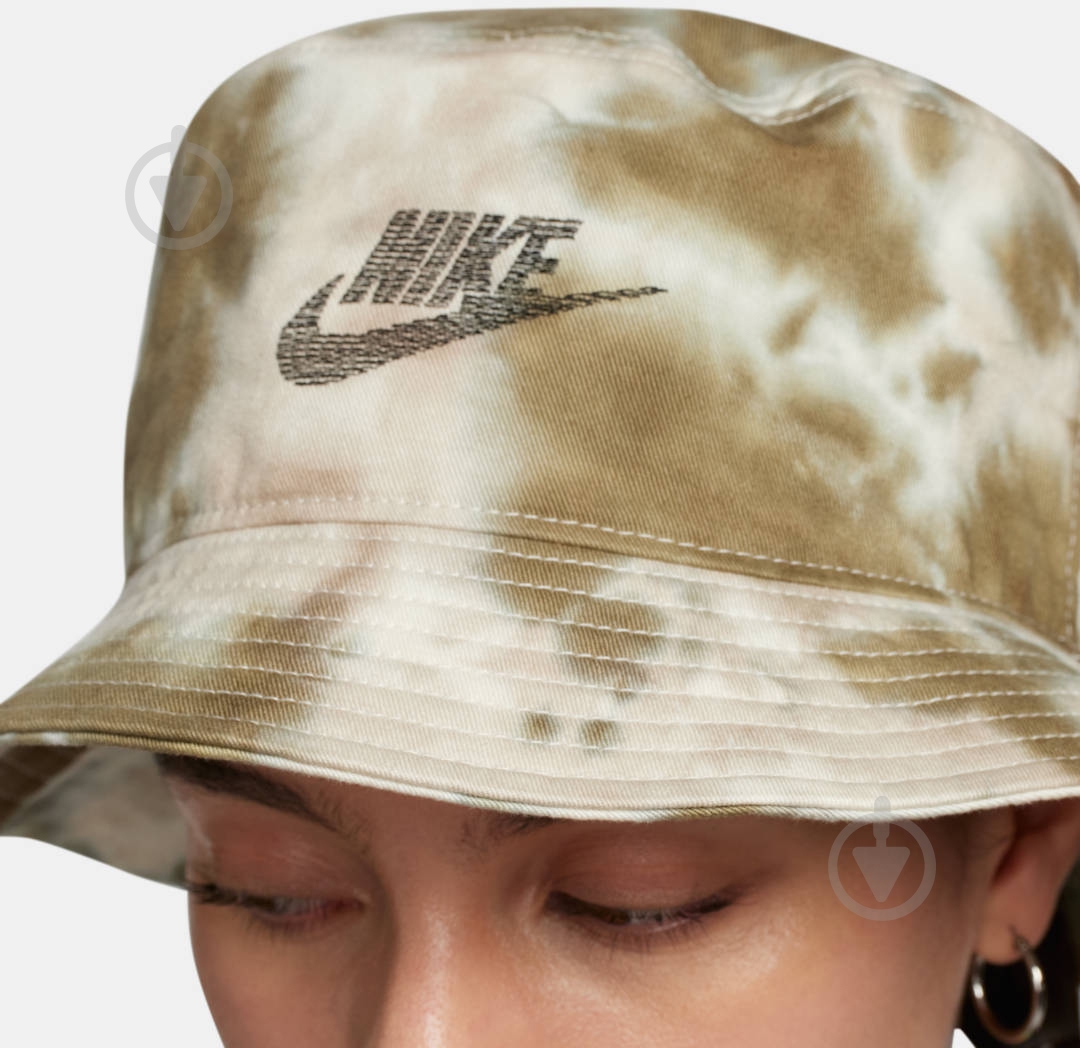 Шляпа Nike U NK APEX BUCKET SQ SPLSH L FN4202-325 S хаки - фото 4 Шляпа Nike U NK APEX BUCKET SQ SPLSH L FN4202-325 S хаки - фото 4