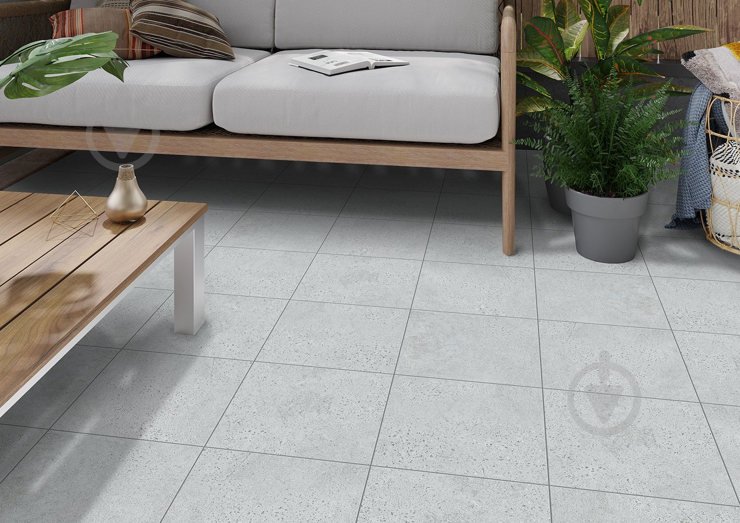 Плитка Cersanit Titanio light grey matt G1 29,8х29,8 см - фото 7