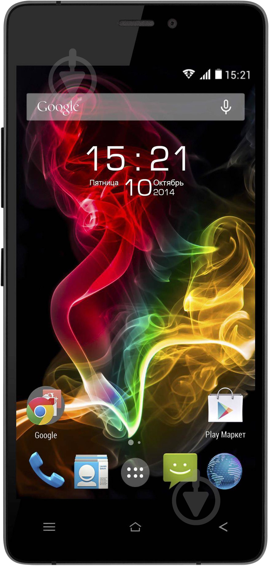 Смартфон Fly IQ4516 Tornado Slim 1/16GB black (4610015092660) - фото 1