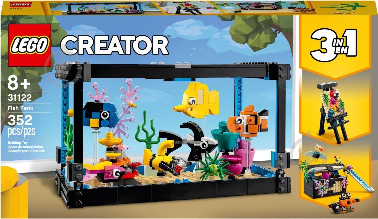 Конструктор LEGO Creator Аквариум 3 в 1 31122 - фото 1