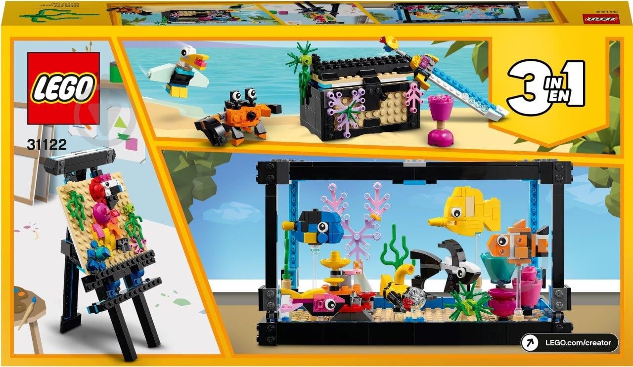 Конструктор LEGO Creator Аквариум 3 в 1 31122 - фото 3