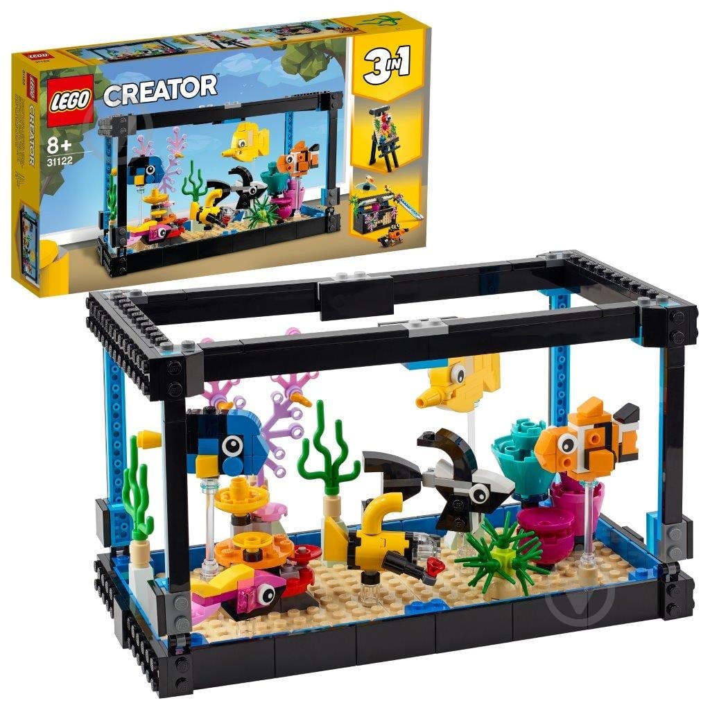 Конструктор LEGO Creator Аквариум 3 в 1 31122 - фото 2