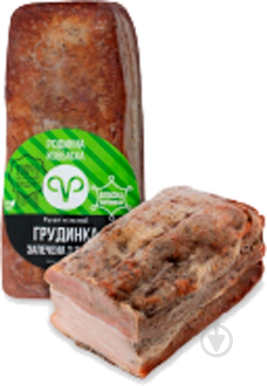 Грудинка ТМ Родинна Ковбаска Запечена з Перцем (19989147511762) - фото 1 Грудинка ТМ Родинна Ковбаска Запечена з Перцем (19989147511762) - фото 1