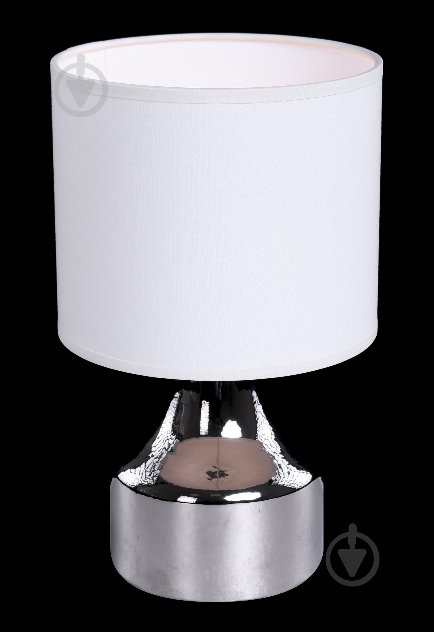 Настольная лампа Corep Atomic 1x60 Вт E14 хром с белым - фото 2 Настольная лампа Corep Atomic 1x60 Вт E14 хром с белым - фото 2