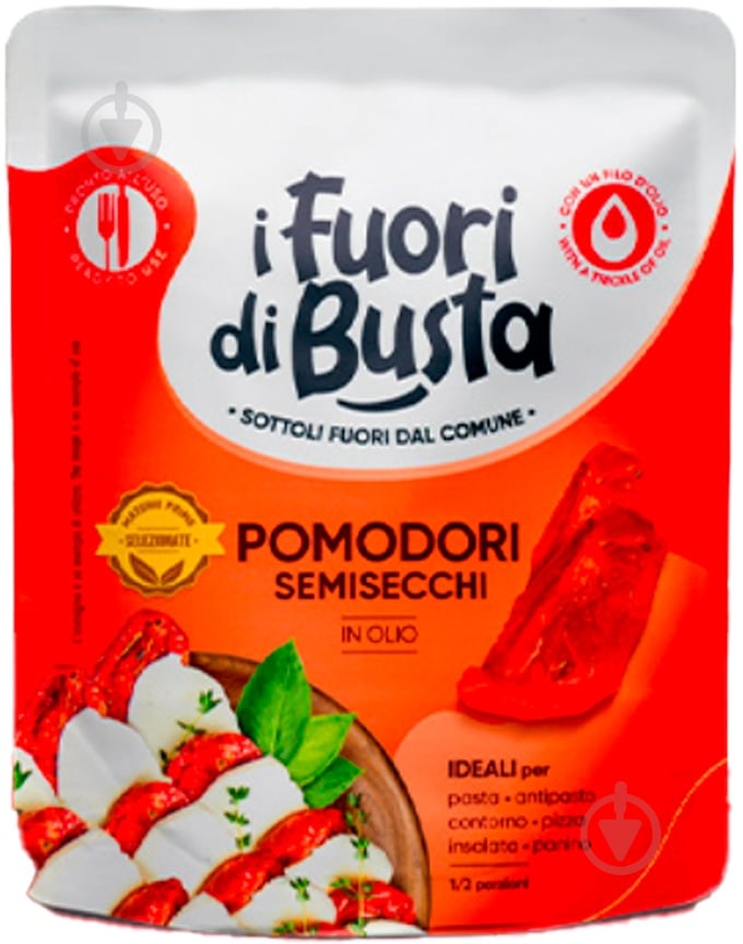 Томаты I FUORI DI BUSTA полусушенные 100 г - фото 1