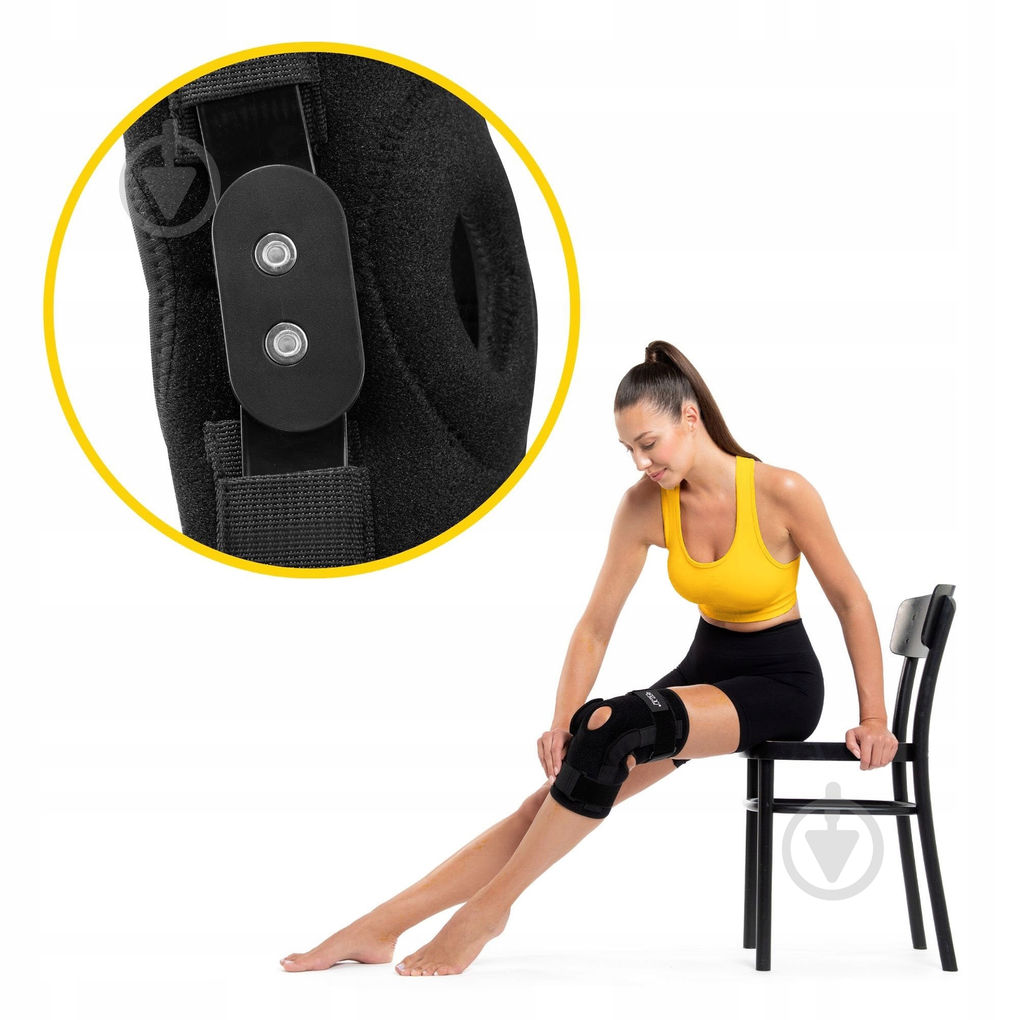 Бандаж для колена шарнирный (P-5907739318299) 4fizjo 4FJ0475 р. XXL черный - фото 13 Бандаж для колена шарнирный (P-5907739318299) 4fizjo 4FJ0475 р. XXL черный - фото 13