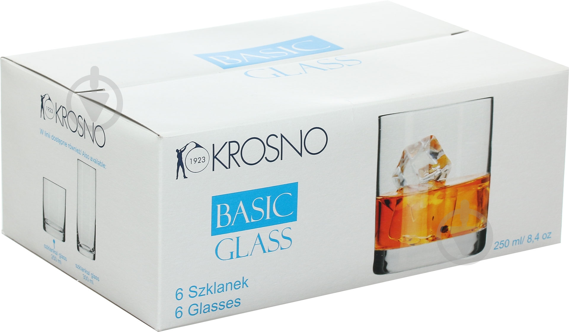 Набор стаканов Krosno Basic Glass 250 мл 6 шт. - фото 2