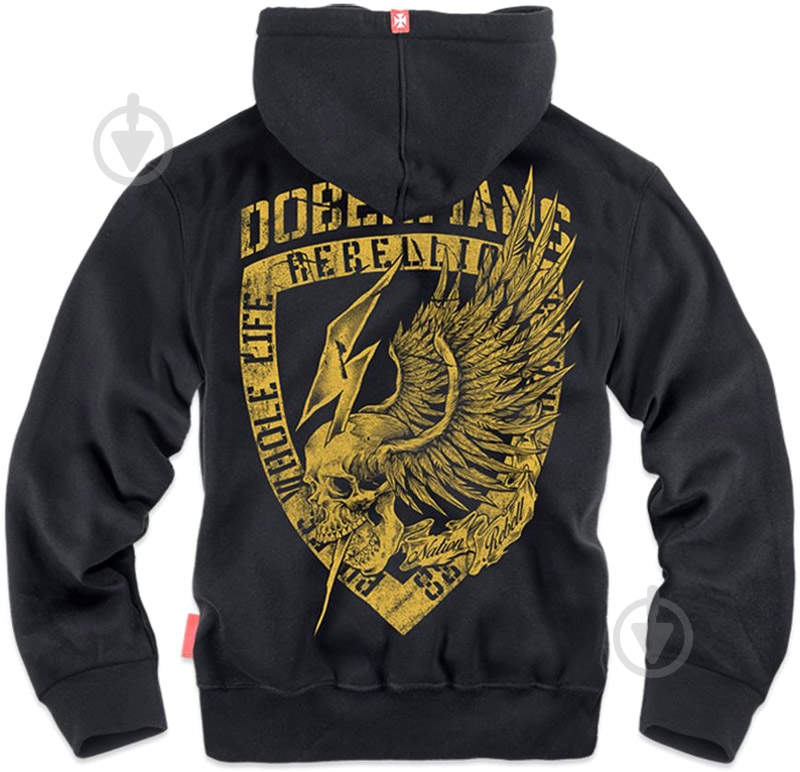 Худи Dobermans Aggressive BK164 р. XL черный - фото 2 Худи Dobermans Aggressive BK164 р. XL черный - фото 2