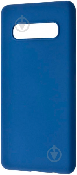 Чехол WAVE Colorful Case (TPU) Samsung Galaxy S10 cиний - фото 1