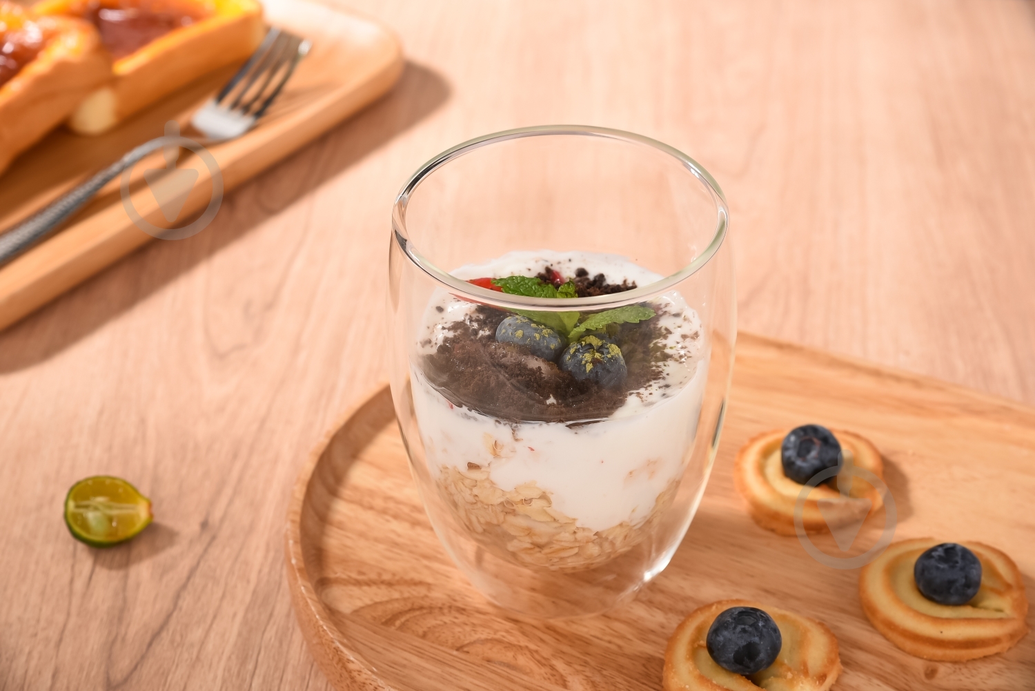 Набір склянок для лате Smart Kitchen by Flamberg Candy Series 350 мл 2 шт. - фото 2
