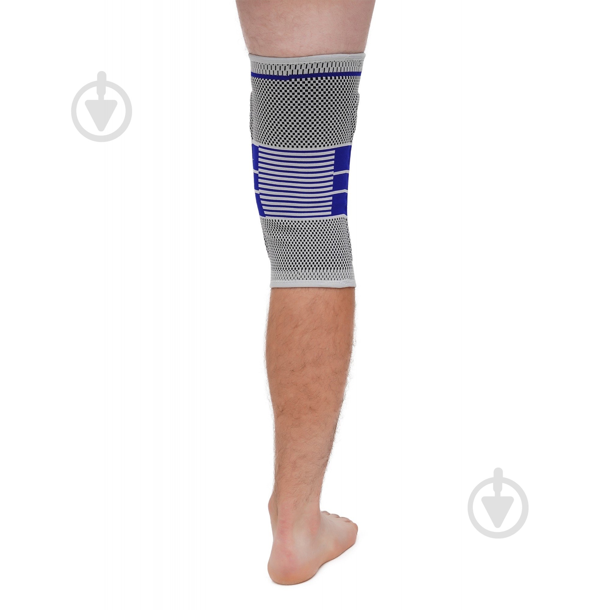 Бандаж для колена Фиксатор (бандаж) для колена Cornix 3D 1 шт XR-0201 Size S Cornix XR-0201 р. S синийсерый - фото 4