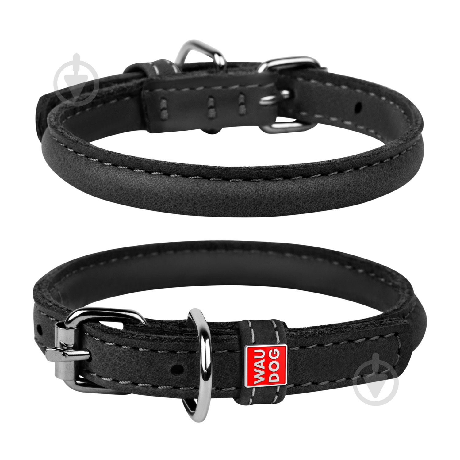 Нашийник WAUDOG Soft круглий 0,8х20-25 см чорний - фото 1 Нашийник WAUDOG Soft круглий 0,8х20-25 см чорний - фото 1