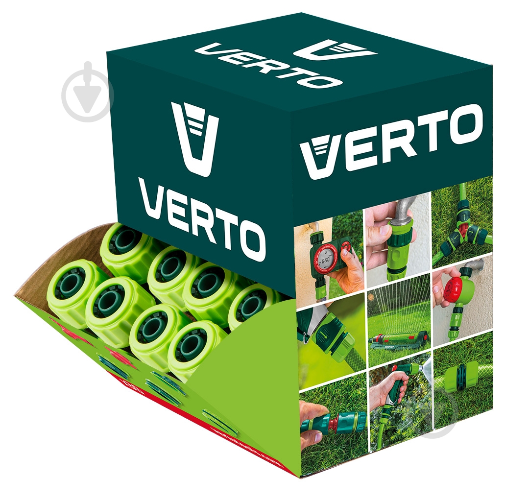 Конектор Verto 1/2" 30 шт. (15G720-30) - фото 8