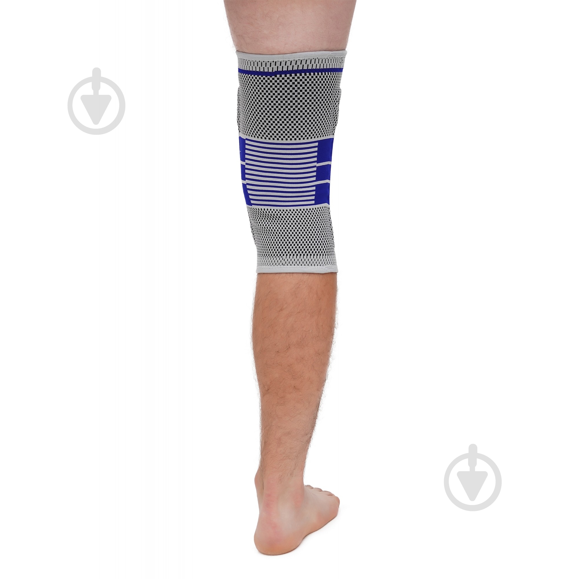 Бандаж для коліна Фіксатор (бандаж) для коліна Cornix 3D 1 шт XR-0204 Size XL Cornix XR-0204 р. XL сірийсиній - фото 6