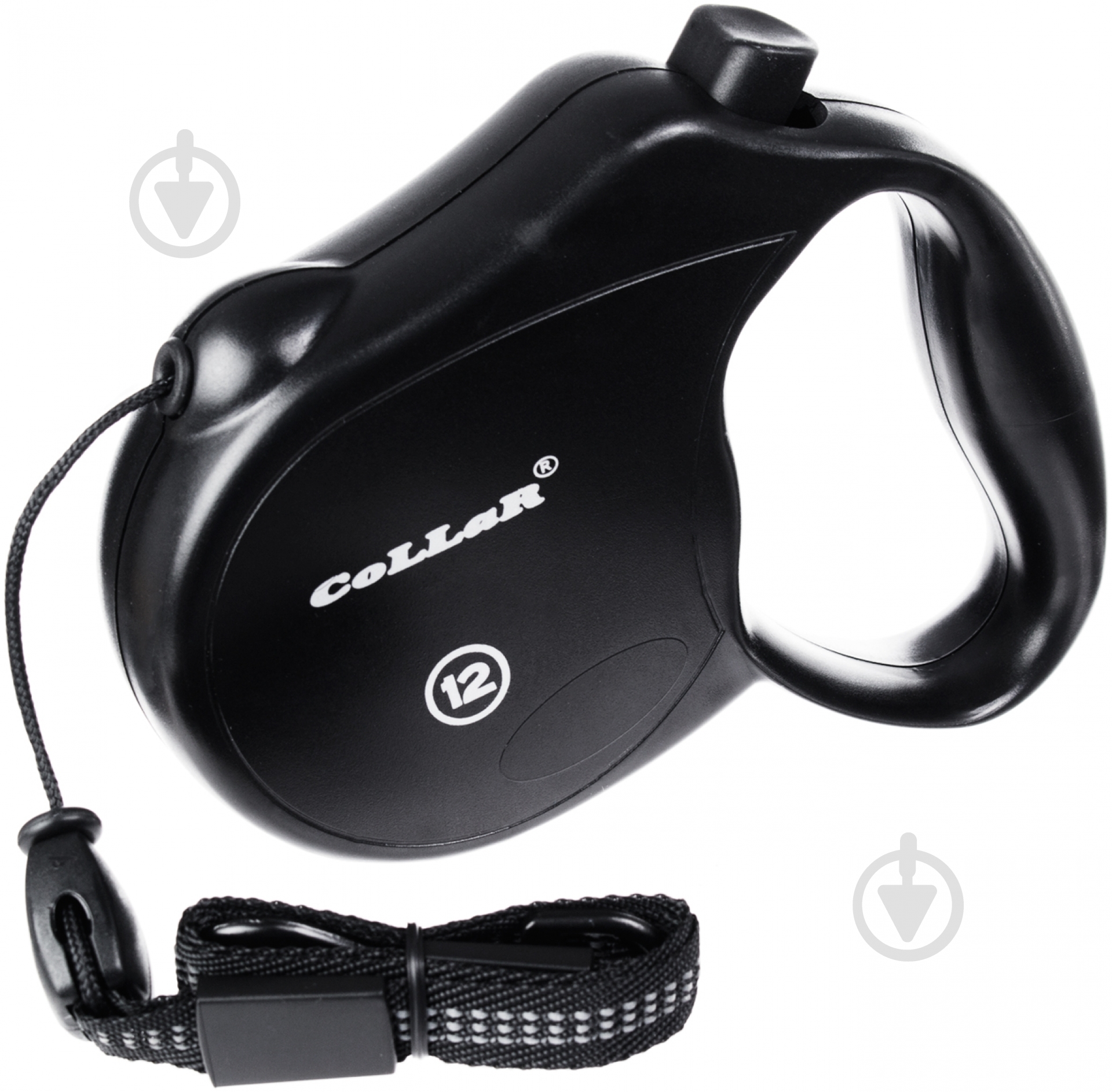 Поводок-рулетка Collar Control до 12 кг 5 м черный 81101 - фото 1