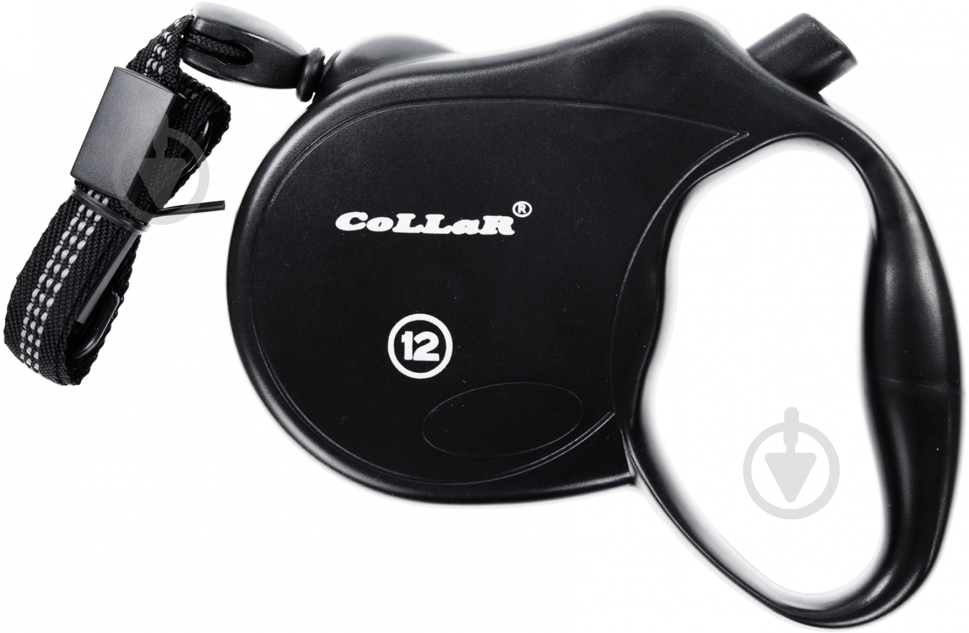 Поводок-рулетка Collar Control до 12 кг 5 м черный 81101 - фото 2