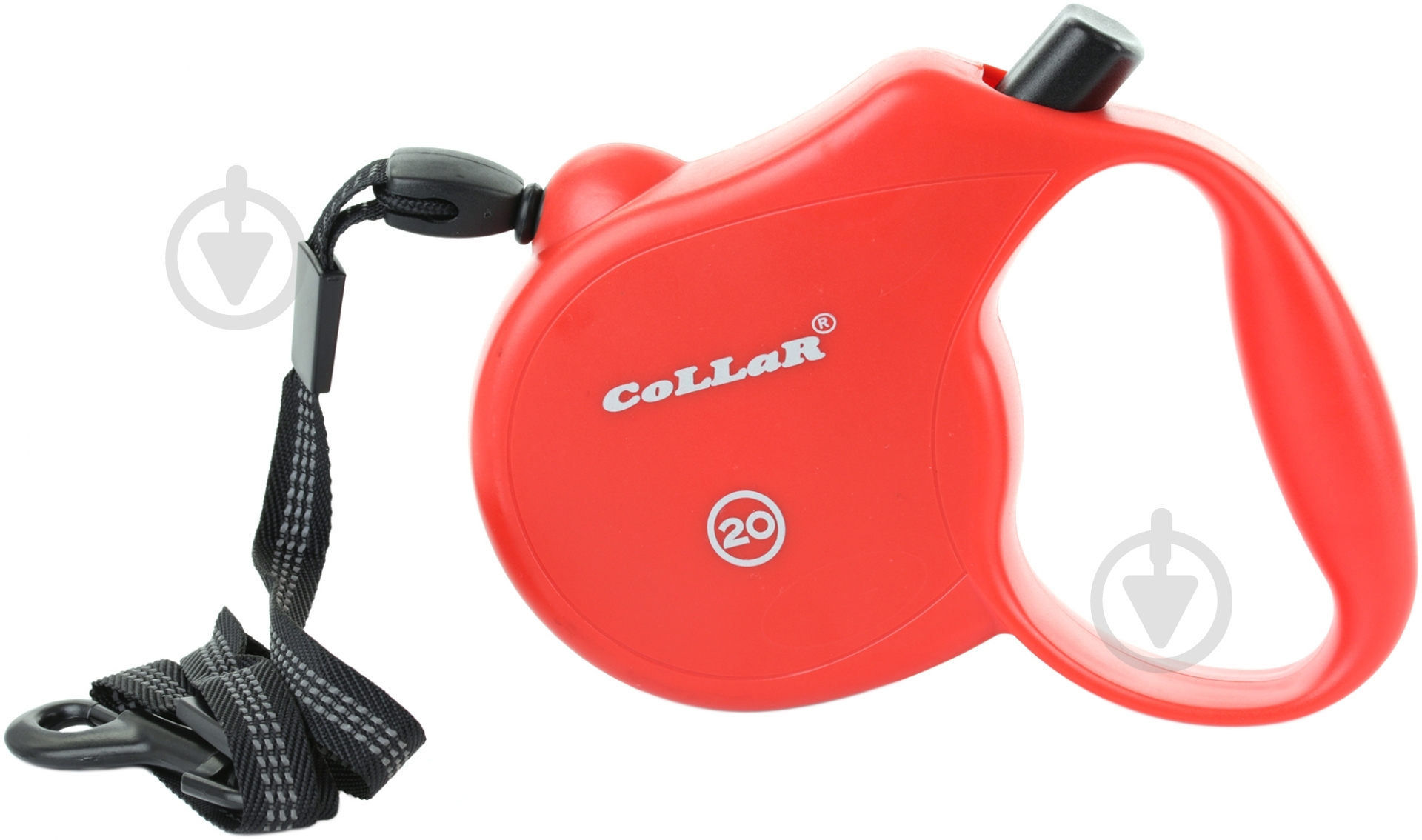 Поводок-рулетка Collar Control до 12 кг 5 м красный 81103 - фото 1