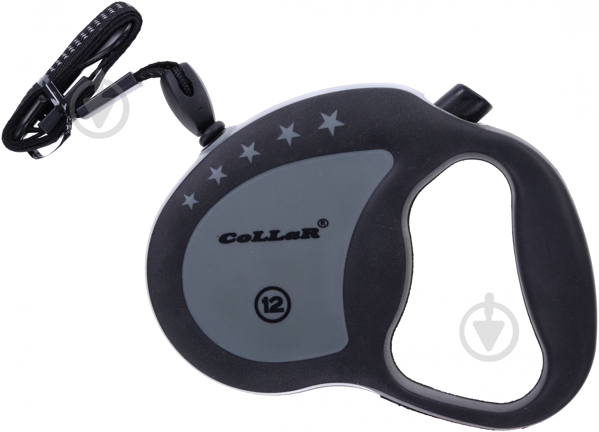 Поводок-рулетка Collar Control до 12 кг 5 м серый с черным 81131 - фото 2 Поводок-рулетка Collar Control до 12 кг 5 м серый с черным 81131 - фото 2