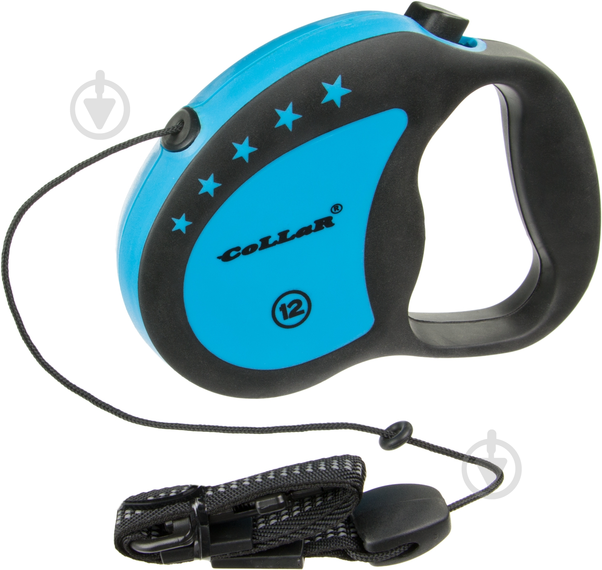 Поводок-рулетка Collar Control до 12 кг 5 м синий 81132 - фото 1