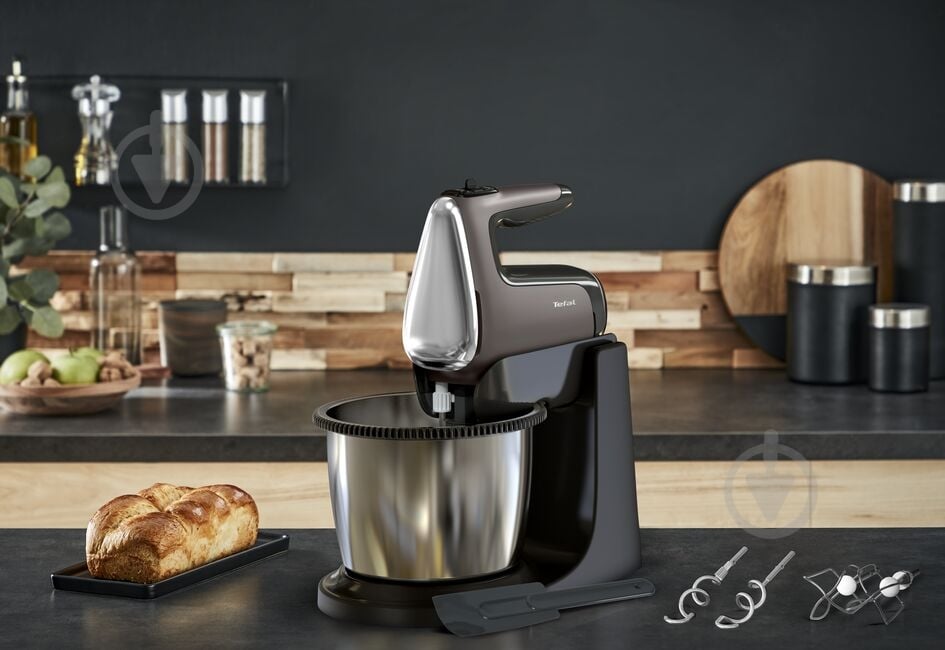 ᐉ Миксер планетарный Tefal Powermix Silence HT654E38 • Купить в