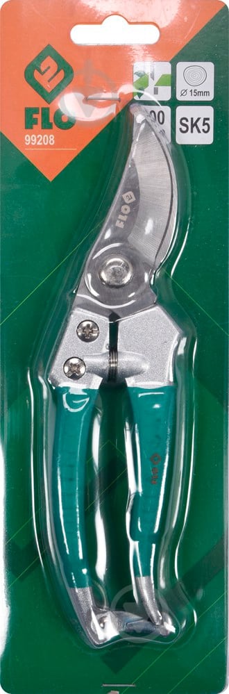 Секатор Flo 200 мм с алюминиевыми ручками (99208) - фото 2