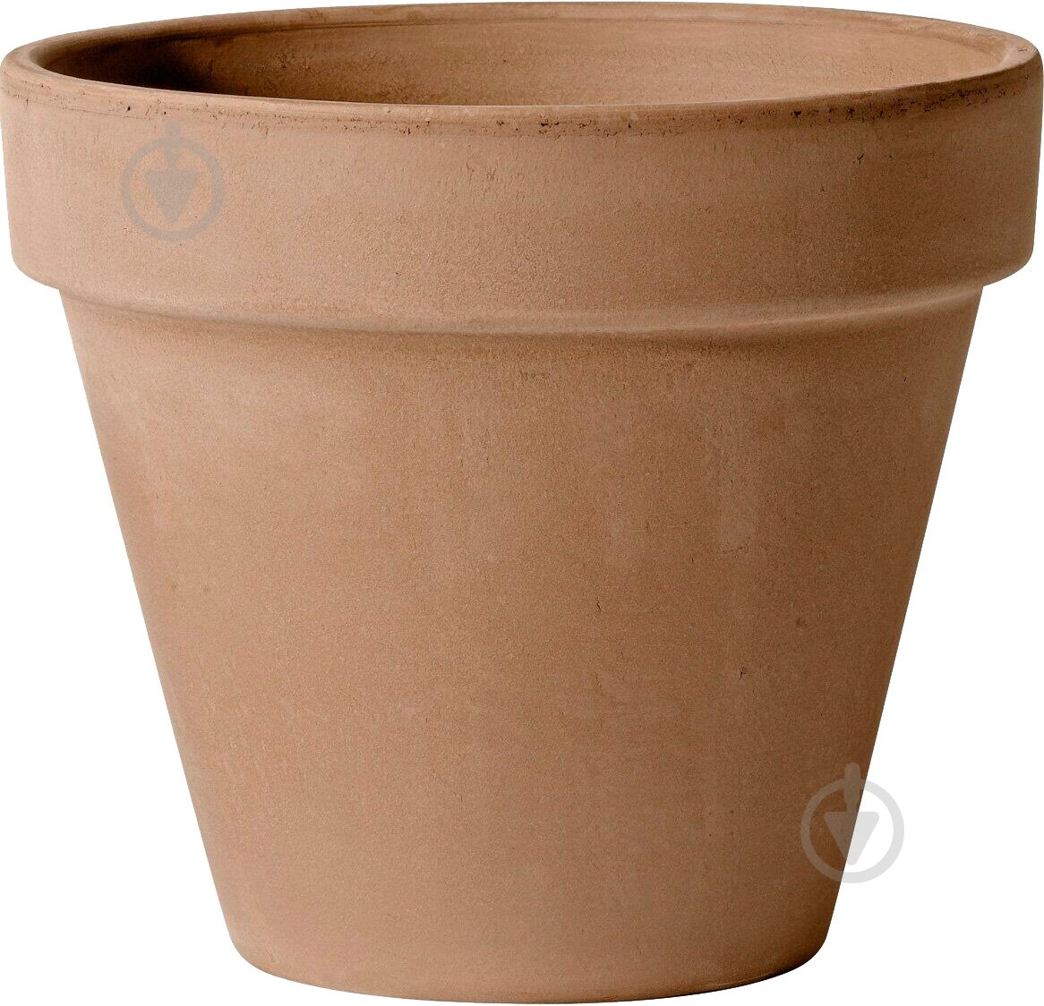 Горщик кераміка гладкий 19х18х2,9 круглий мокко 2,9 л DEROMA - фото 1