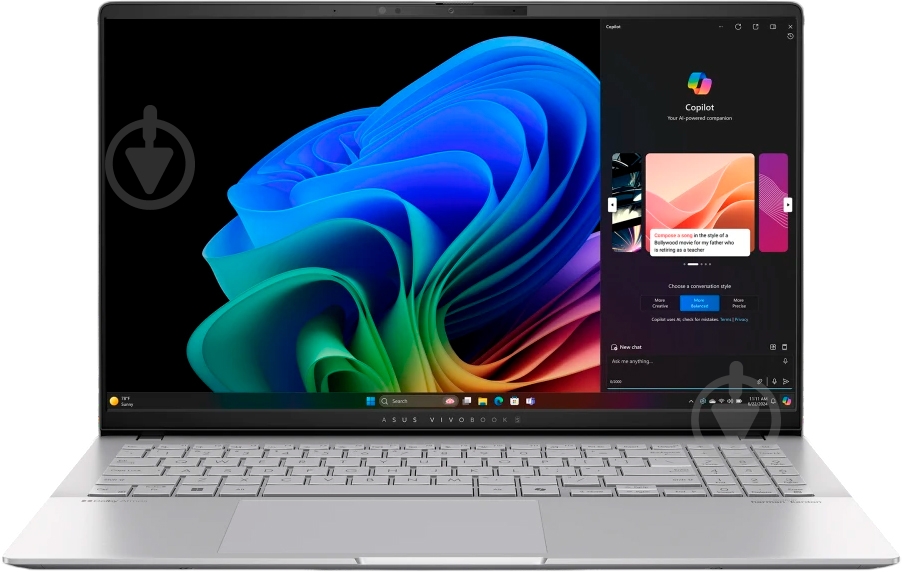 Ноутбук Asus Vivobook S 15 S5507QA-MA013W 15,6" (90NB14Q2-M00F60) cool silver - фото 1 Ноутбук Asus Vivobook S 15 S5507QA-MA013W 15,6" (90NB14Q2-M00F60) cool silver - фото 1