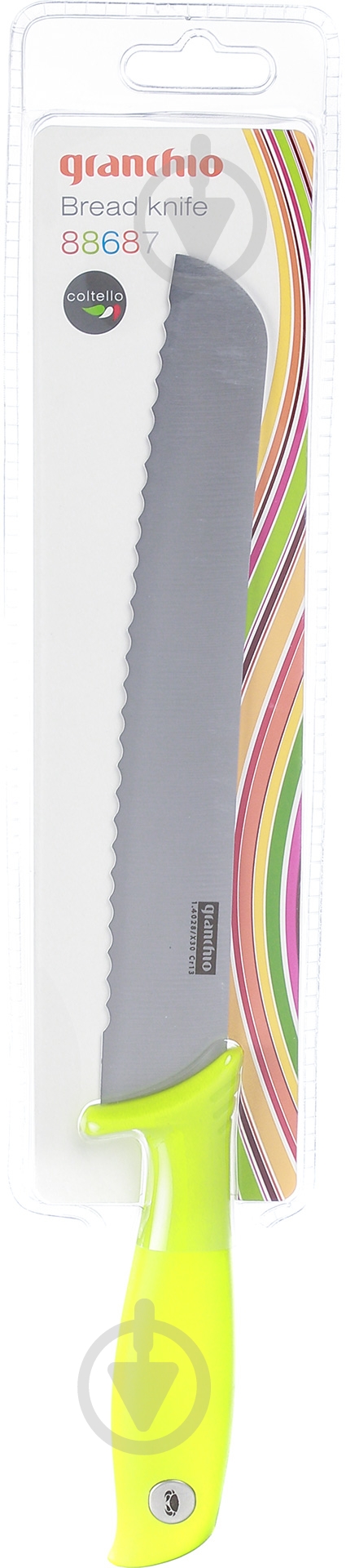 Нож для хлеба Granchio Coltello 20,3 см 88687 - фото 2