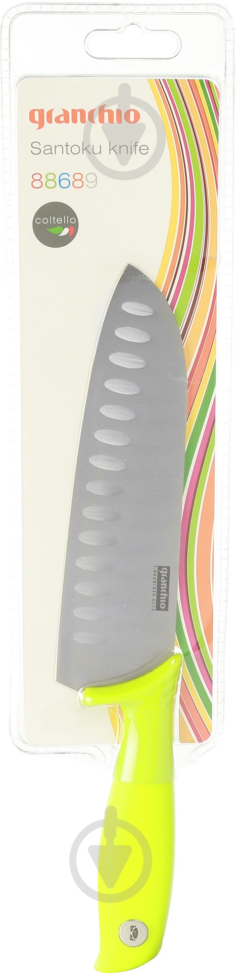 Нож сантоку Granchio Coltello 17,7 см 88689 - фото 2
