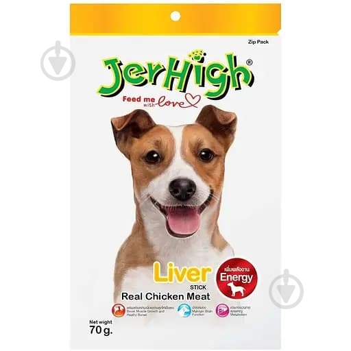 Лакомство JerHigh Stick палочки с курицей и печенью 70 г - фото 1 Лакомство JerHigh Stick палочки с курицей и печенью 70 г - фото 1