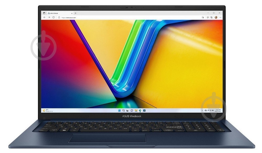 Ноутбук Asus Vivobook 17 X1704VA-AU664 17,3" (90NB10V2-M00SN0) quiet blue - фото 1 Ноутбук Asus Vivobook 17 X1704VA-AU664 17,3" (90NB10V2-M00SN0) quiet blue - фото 1