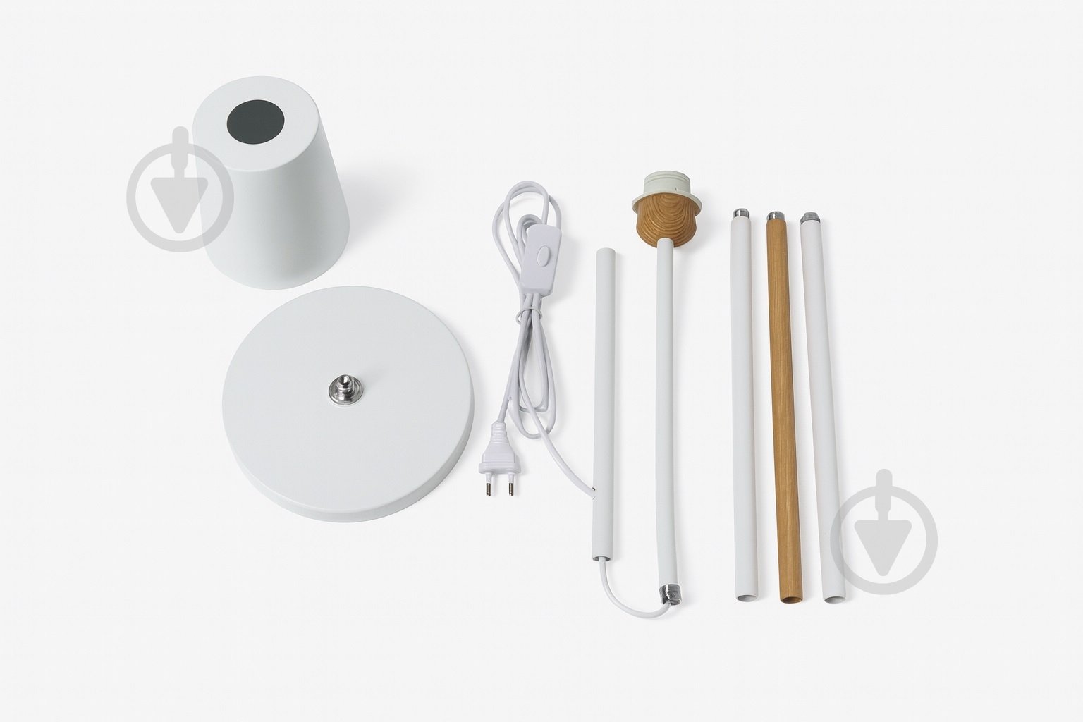 Торшер Berger 40 Вт E27 білий 1060-FL-1 White - фото 3 Торшер Berger 40 Вт E27 білий 1060-FL-1 White - фото 3