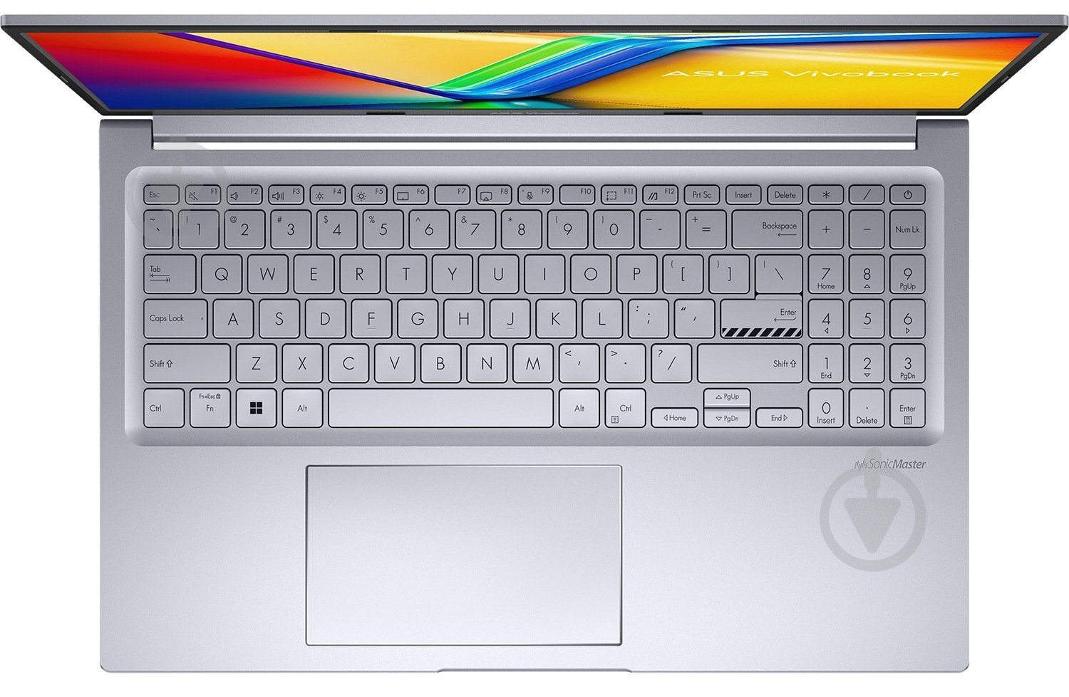 Ноутбук Asus Vivobook 17 X1704VA-AU665 17,3" (90NB10V1-M00SP0) cool silver - фото 4