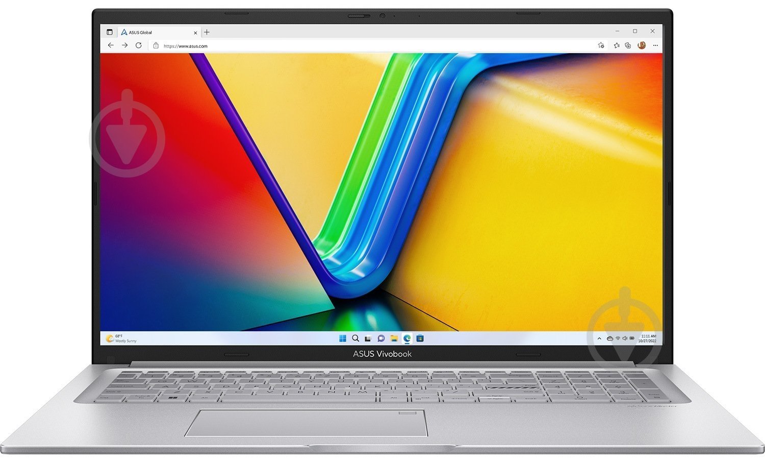 Ноутбук Asus Vivobook 17 X1704VA-AU665 17,3" (90NB10V1-M00SP0) cool silver - фото 1