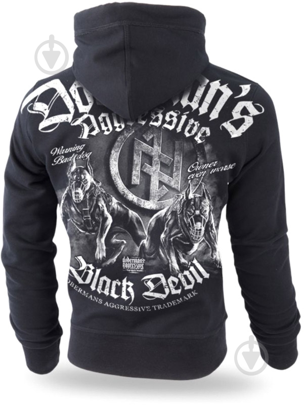 Худи Dobermans Aggressive BK198 Black Devil р. M черный - фото 2